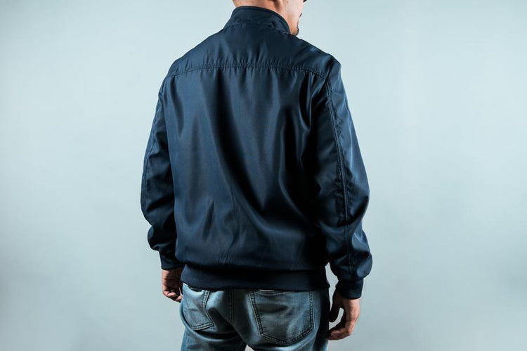 Navy Sports Jacket - Mageplazaabc