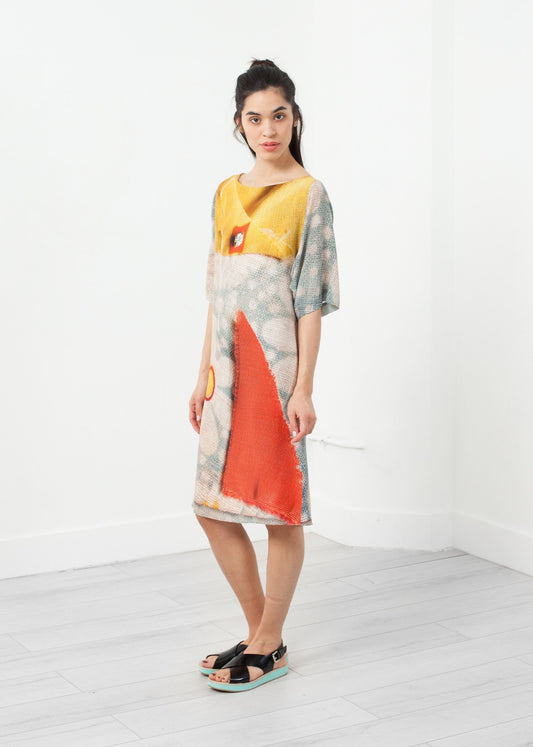 3/4 Sleeve Kimono Dress - Mageplazaabc