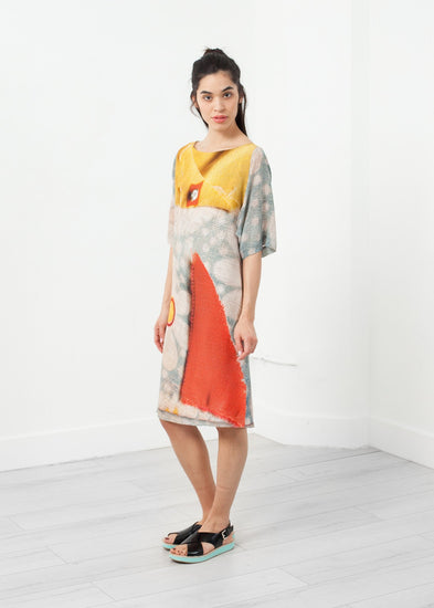 3/4 Sleeve Kimono Dress - Mageplazaabc
