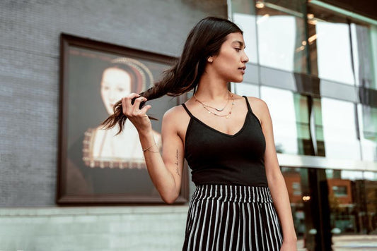 Striped Skirt and Top - Mageplazaabc