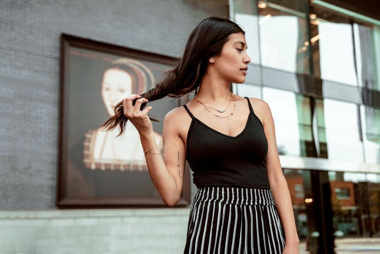 Striped Skirt and Top - Mageplazaabc